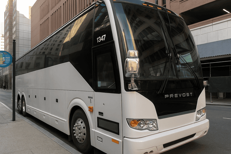 a Gary Coach Bus Service coach bus