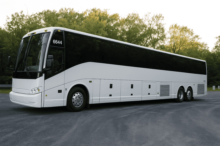 exterior of Gary Coach Bus Service coach bus